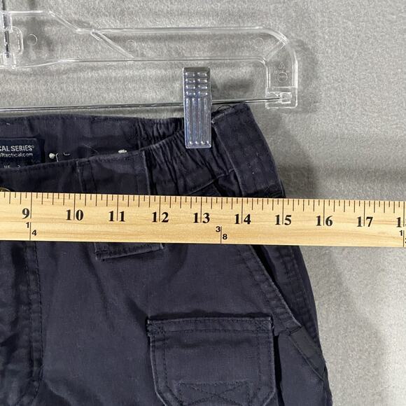 5.11 Tactical Pants Womens 2 Blue Cargo Ripstop Workwear Uniform Hiking - Picture 8 of 9